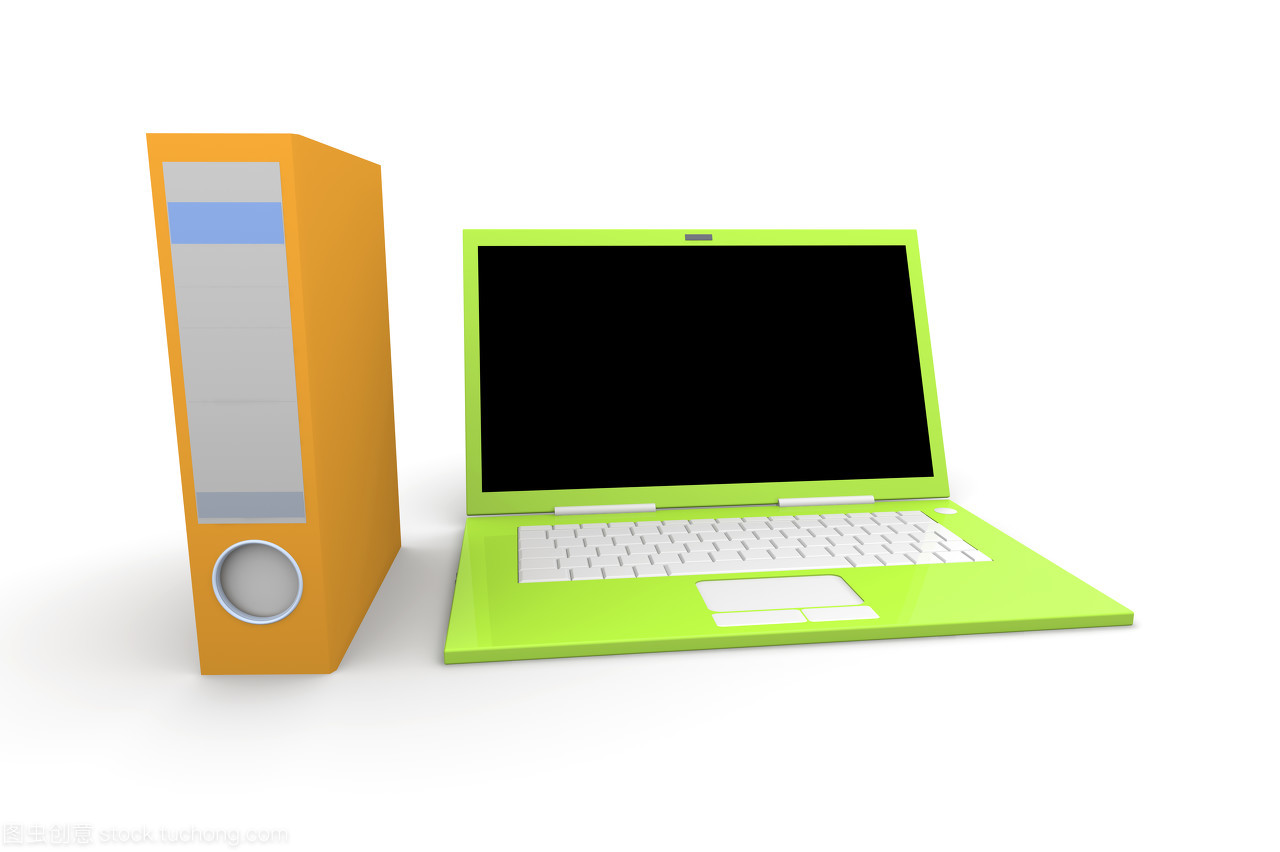 計算機硬件與監控設備 秩序、數據與技術的象征性展示